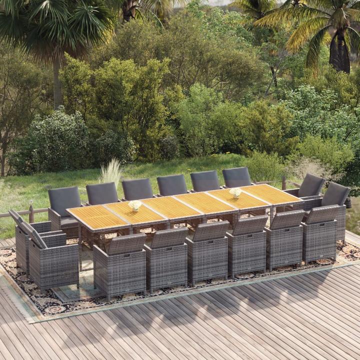 Produktbild vidaXL Garten Essgruppe (331 x 107 x 74 cm)