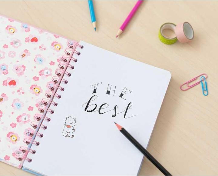 Image du produit BT21 Line Friends - A5 notebook (A5, Pointillés, Couverture rigide)