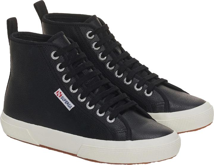 Actual product image Superga Unisex Adult 2750 Tumbled Leather Mid Cut Trainers (37)
