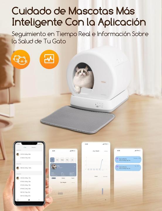 Produktbild Meowant Gabinetto per Gatti Autopulente (Selbstreinigendes Katzenklo)