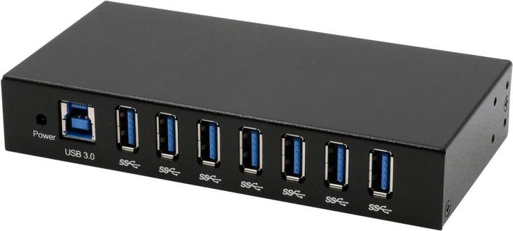 Actual product image Exsys Industrial USB 3.2 Gen 1 Hub 7-Port (USB-B, 7 ports)