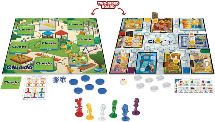 Productafbeelding Hasbro Gaming Cluedo Junior 2-in-1 Brettspiel (Engels, 2 - 6 Spelers)