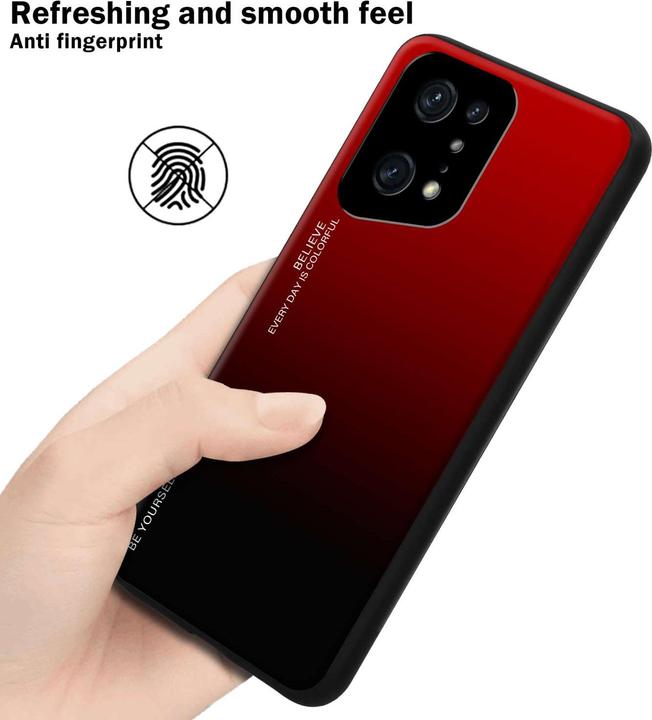 Produktbild Cadorabo Hülle für Oppo FIND X5 PRO TPU im 2 Farben Design (Oppo Find X5 Pro)