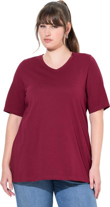 Produktbild Ulla Popken T-Shirts, 2er-Pack, V-Ausschnitt, Halbarm (50, 52)