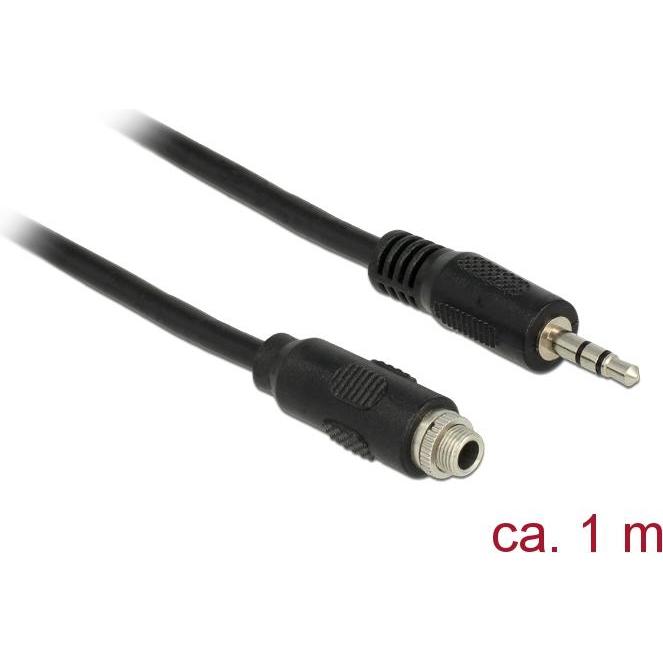 Delock . Audio-Kabel (1 m, Verlängerung), Audio Kabel
