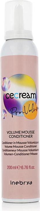 Inebrya Ice Cream Pro Volume Foam For Fine Hair 200Ml (200 ml, Volumenschaum)