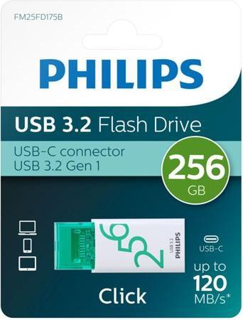 Produktbild Philips USB 3.2 256GB Click Series Gen 1 USB-C (256 GB, USB-C)