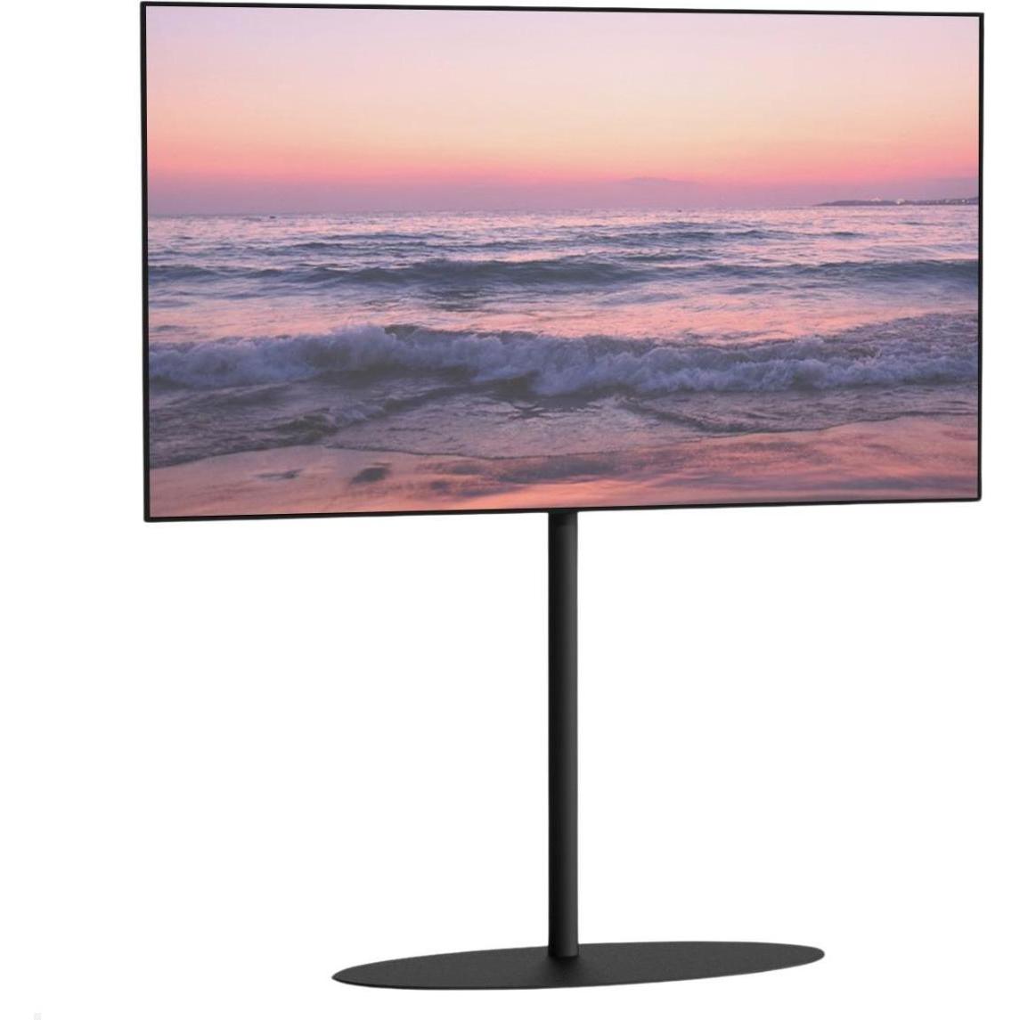 Cavus ORBIT150B01 Supporto TV 1500 mm 55 - 75 pollici, VESA 75x75-400x400, nero (50 kg, 55" - 75"), Piedistallo TV, Nero