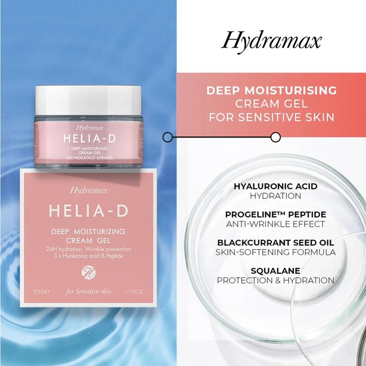 Immagine prodotto Helia-D Hydramax Crema idratante profonda in gel Crema viso idratante profonda per pelli sensibili (50 ml, Gel viso)