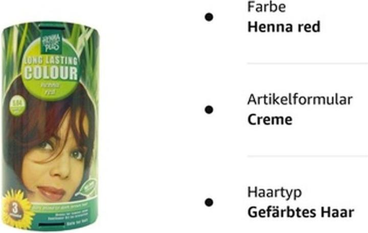 Actual product image Hennaplus Long Lasting Colour (5.64 Henna Red)