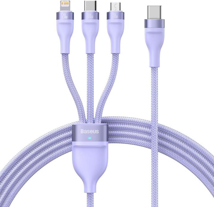 Baseus USB C – USB C/Lightning/Micro USB (1.50 m, USB 3.2 Gen 1, 100 W)