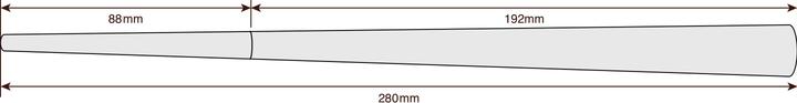 Actual product image RAW Giga London Cone 280mm