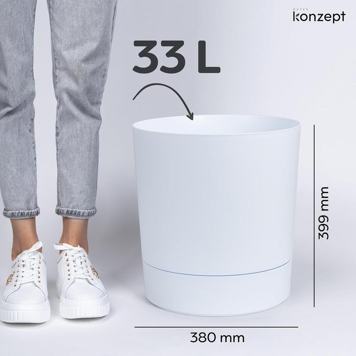 Produktbild Konzept Grosser Blumentopf mit Untersetzer
