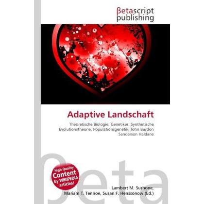 Adaptive Landschaft, Fachbücher von Lambert M. Surhone, Miriam T. Timpledon, Susan F. Marseken