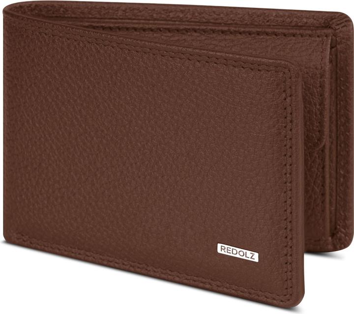 Produktbild Redolz Leather Essentials QF kleine Geldbörse RFID Leder 10,5 cm