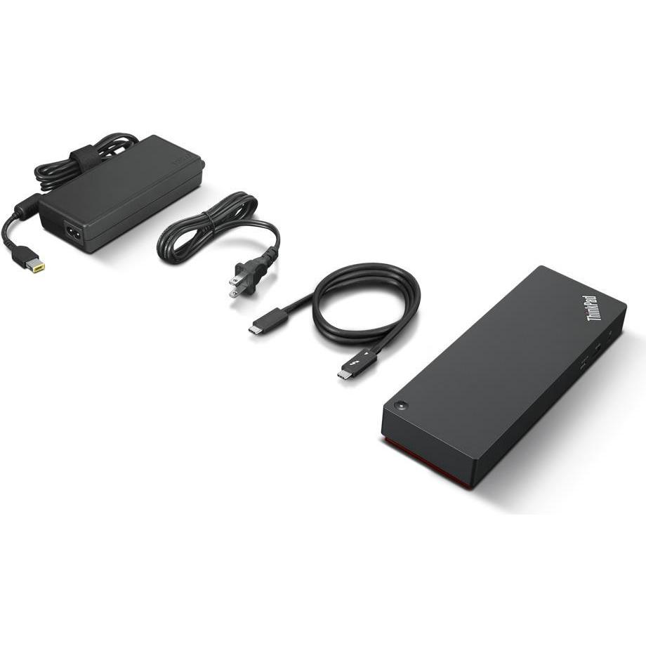 Thumbnail - Lenovo ThinkPad Universal (Thunderbolt, 12 Ports), Dockingstation + USB Hub, Rot, Schwarz