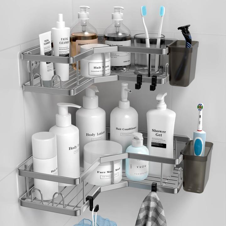 Finibo 2-teiliges Duschablage-Set