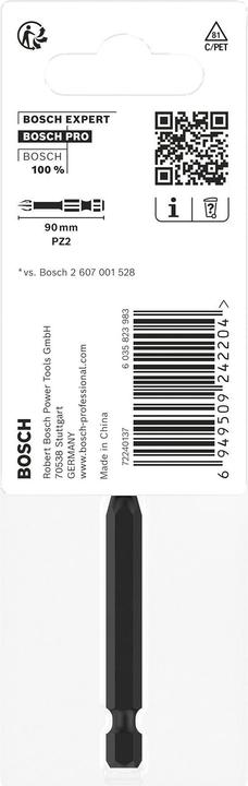 Actual product image Bosch Professional Zubehör PRO Impact Bit (PZ2)