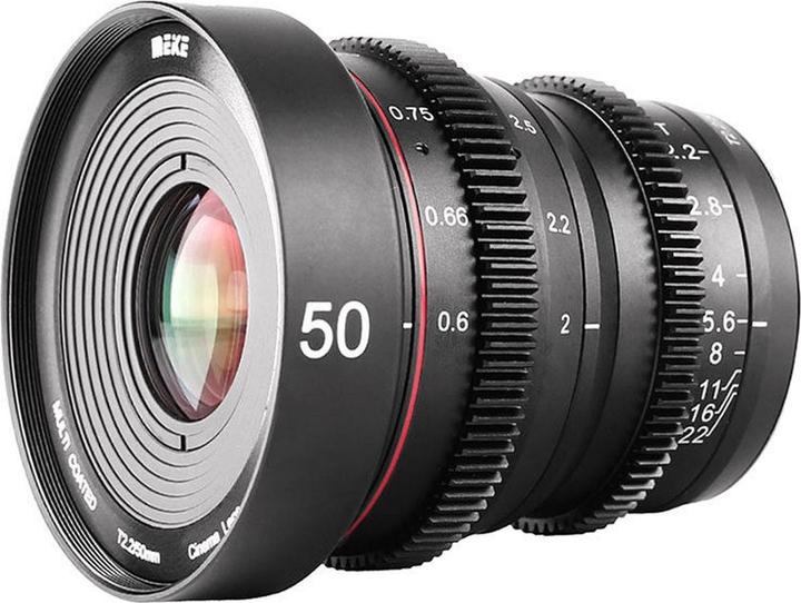 Produktbild Meike 50 mm T2.2 Sony E Cine (Sony E, APS-C / DX)