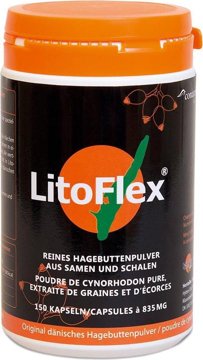 Produktbild LitoFlex HagebuttenpulverKapseln (150 Stück, Kapseln, 182 g)