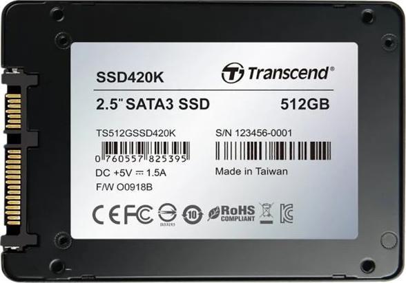 Actual product image Transcend SSD (512 GB, 2.5")