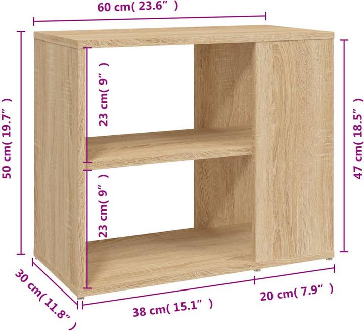 Immagine prodotto vidaXL Atreus (60 x 30 x 50 cm)