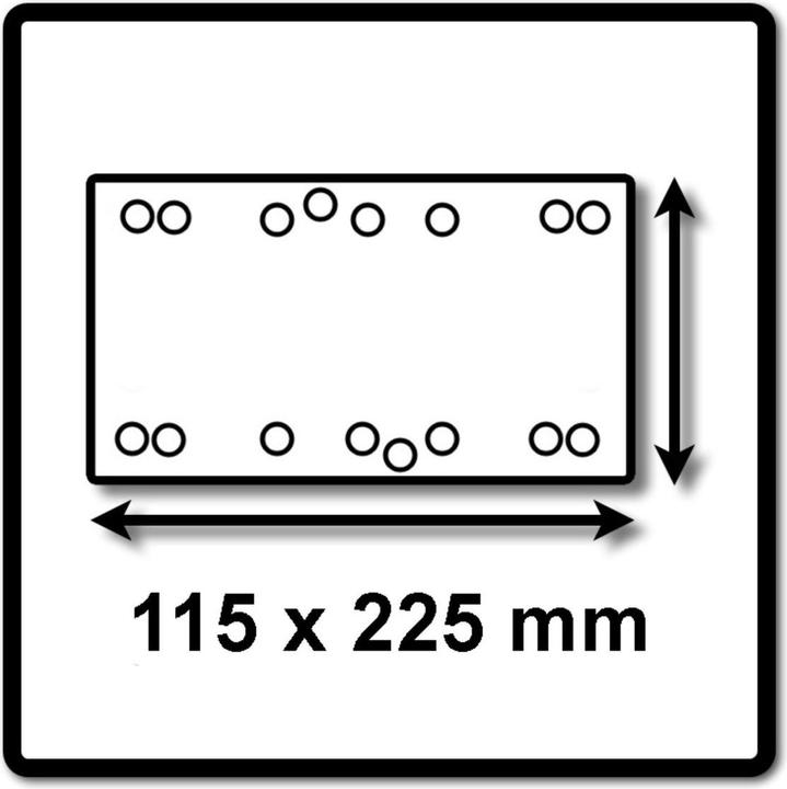 Actual product image Festool Sanding pad SSH STF 115x225/10 2 pieces ( 2x 483679 ) for slider RS 200, Rs 2, RS 100, RS