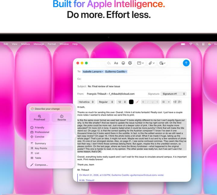 Immagine prodotto Apple MacBook Neo - 2026 (13", 256 GB, 8 GB, Svizzera, Apple A18 Pro)