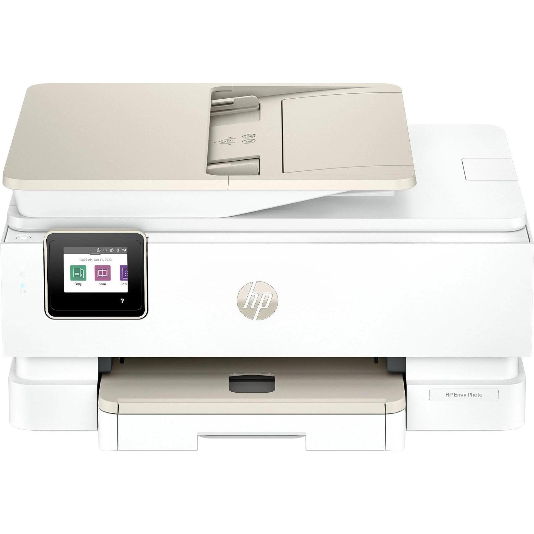 HP Envy Photo 7930 All-in-One Color Inkjet 10ppm Print Scan Copy Photo Printer USB 2.0 Wi-Fi (Tinten