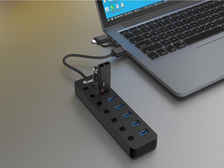 Produktbild equip 128965 (USB-C, USB-A, 7 Ports)