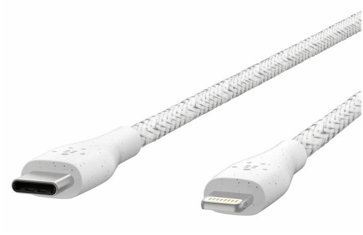 Actual product image Belkin DuraTek Plus Lightning / USB-C, mfi. cert., 1.2m (1.20 m, USB 3.0, USB 3.1)