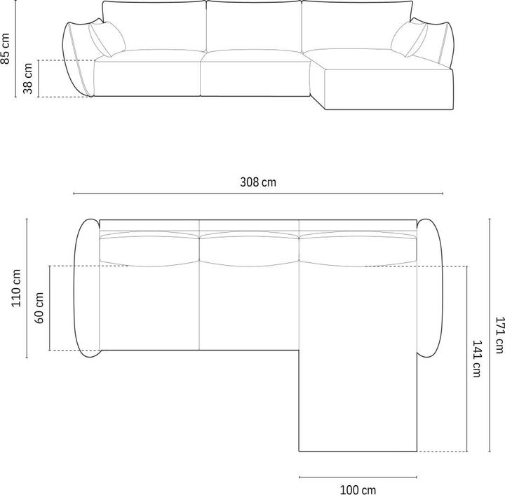 Produktbild Micadoni Kaelle (Ecksofa)