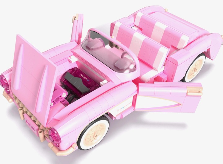 Immagine prodotto Mattel MEGA Barbie The Movie ’56 Corvette Stingray Collector Building Set 1/18