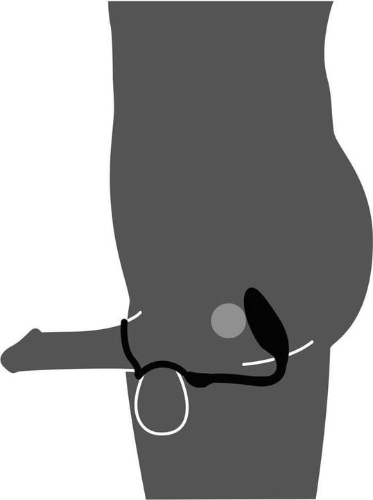 Rebel Cock and Ball Ring with a RC Butt Plug (4.30 cm)