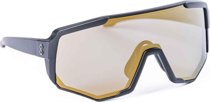 Coast Optics Nita 2 Sportbrille schwarz mit Gold Sun und klarem Glas (Black, Gold Sun, Lucid)