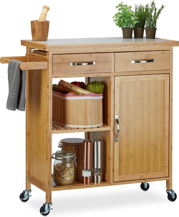 Image du produit Relaxdays Chariot de cuisine