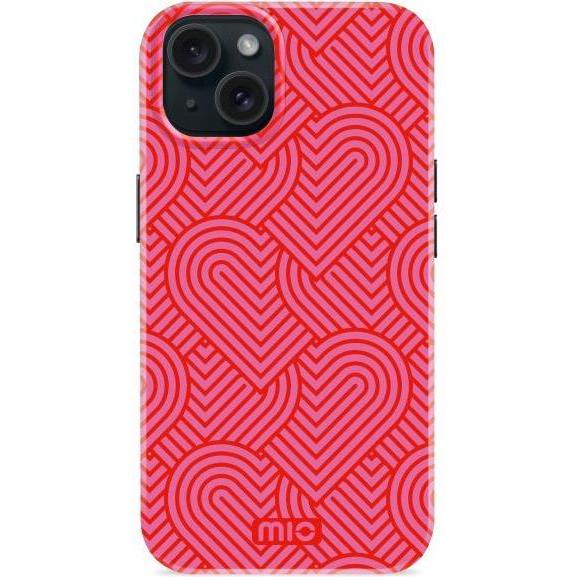 Mio Back panel cover Wild Hearts Magsafe Compatible for iPhone 13/14/15 (Apple iPhone 13, Apple iPhone 14, Apple iPhone 15), Cover smartphone
