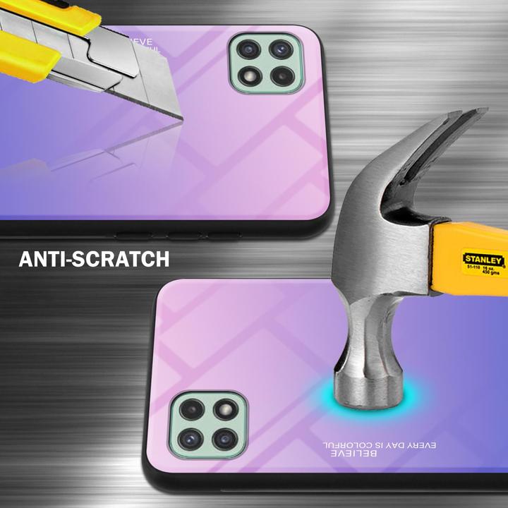 Image du produit Cadorabo TPU 2 couleurs Housse en verre (Samsung Galaxy A22 5G)