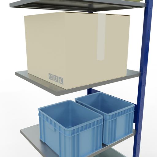 Image du produit Schulte Lagertechnik Système enfichable Élément suivant MULTIplus150 avec traverse de longueur