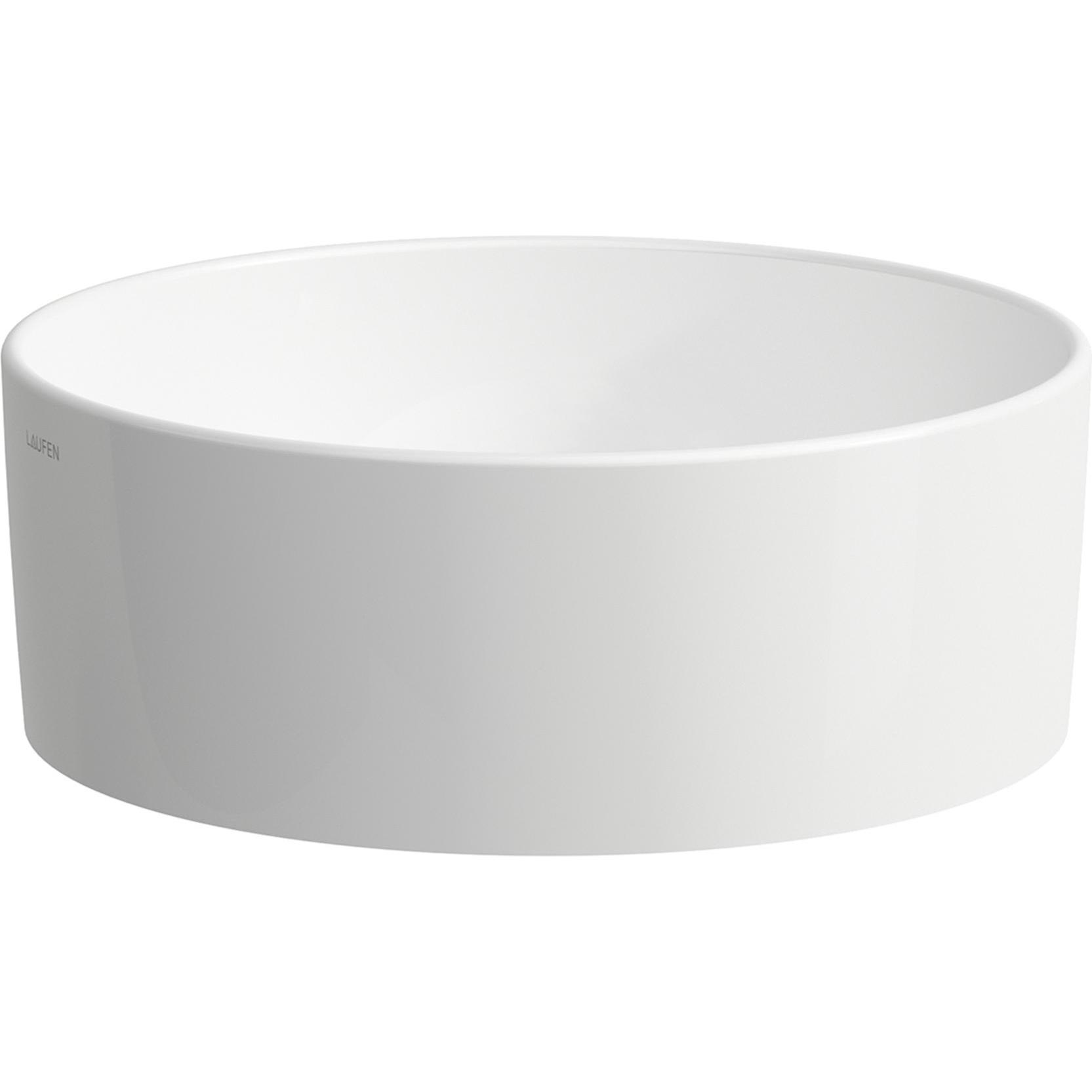 Laufen, Waschbecken, Savoy Waschtisch-Schale, ohne Hahnloch, ohne Überlauf, D=420mm, H8129420001121 (437 mm, 435 mm)