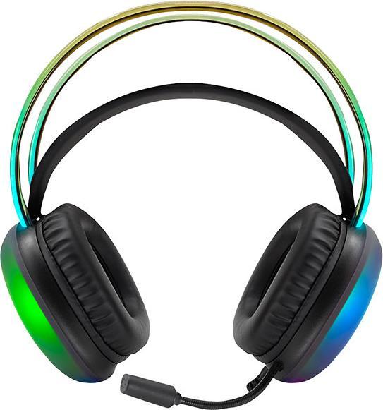 Actual product image Tracer Gaming Ακουστικά GZ X2 με RGB LED φωτισμό και στην στεφάνη,Εύκαμπτο μικρόφωνο,USB,Ρυθμιστή έν (Cable)