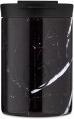 Actual product image 24 Bottles Thermo mug Travel Tumbler 0.35 l Black Marble