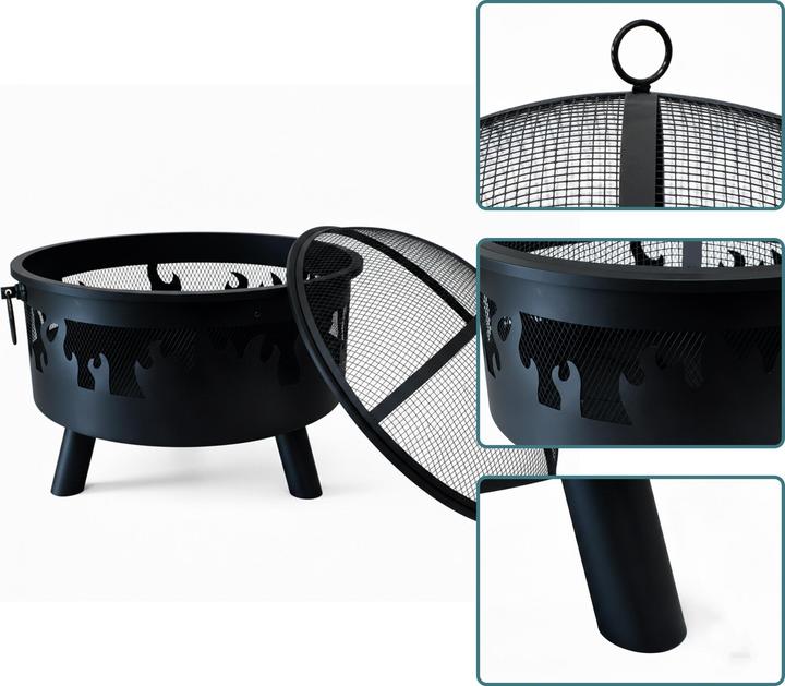 Produktbild Relaxdays Feuerschale (66 cm)