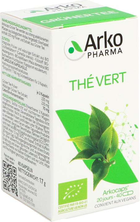 Arkopharma Grüntee (40 pièce(s), Capsules, 40 g)