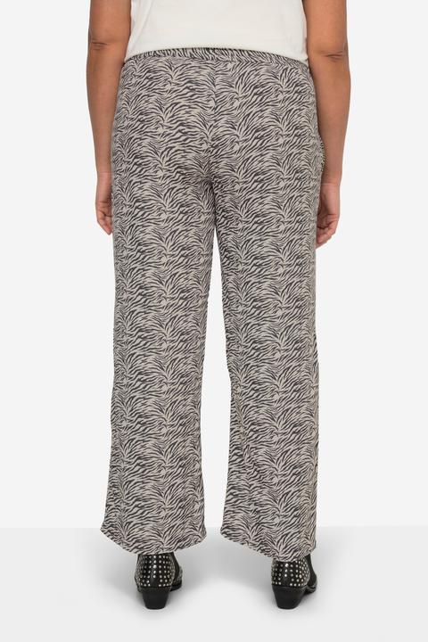 Actual product image Angel of Style Straight Leg Elastic Waist Zebra Print Pants (42)