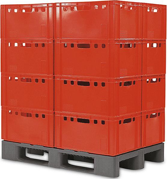 Immagine prodotto kaiserkraft Bancale in plastica riutilizzabile, portata 5000 kg, lungh. x largh. x alt. 1200