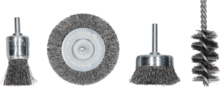 Produktbild Bosch Zubehör 4tlg. Drahtbürsten-Set 4tlg. Drahtbürsten-Set