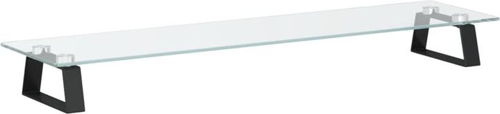 Image du produit vidaXL Support d'écran Noir 80x35x8 cm verre trempé et