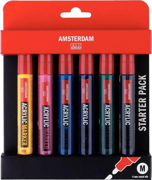 Amsterdam Marker Basicset 6 colours (6 x)
