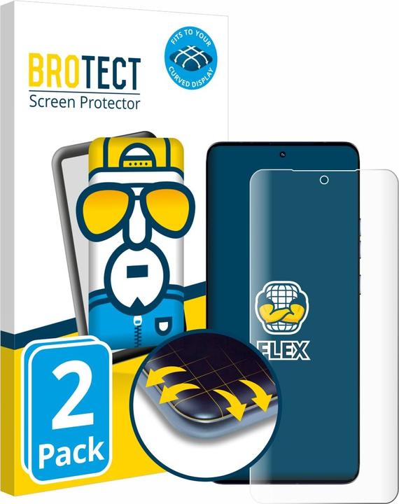 Brotect Pellicola Protettiva Per Motorola Edge 20 (2 Pezzi) - Trasparente HD, Anti-impronte, Anti-graffio, Made In Germany